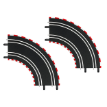 CONJUNTO DE EXTENSÃO 2 CURVAS 1/90 GRAUS PARA AUTORAMA CARRERA GO E DIGITAL 1/43 20061603